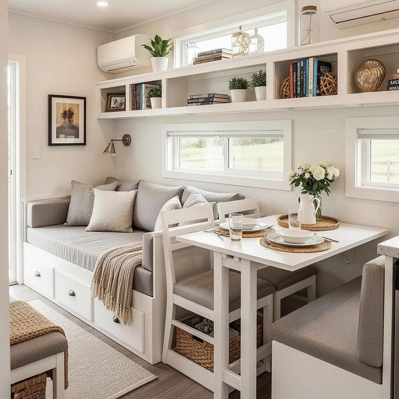 Maximizing Space in Tiny Homes: Clever Storage, Multifunctional Furniture, and Layout Hacks